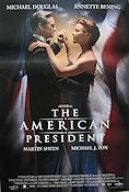 The American President 1995 poster Michael Douglas Annette Bening Dans
