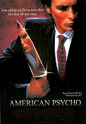 American Psycho 2000 poster Christian Bale Justin Theroux Josh Lucas Mary Harron Text: Bret Easton Ellis