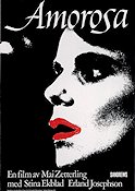 Amorosa 1986 poster Stina Ekblad Erland Josephson Philip Zandén Mai Zetterling Konstaffischer