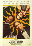 Amsterdam 2022 poster Christian Bale Margot Robbie John David Washington David O Russell
