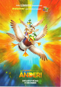 Änder! 2023 poster Kumail Nanjiani Animerat Fåglar