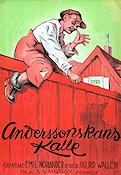 Anderssonskans Kalle 1922 poster Gösta Alexandersson Stina Berg Dagmar Ebbesen Sigurd Wallén