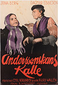 Anderssonskans Kalle 1922 poster Gösta Alexandersson Stina Berg Dagmar Ebbesen Sigurd Wallén