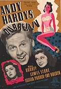 Andy Hardys dubbelliv 1942 poster Mickey Rooney Cecilia Parker Lewis Stone George B Seitz