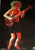 AC DC 1981 poster Angus Young Rock och pop