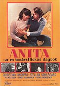 Anita ur en tonårsflickas dagbok 1973 poster Christina Lindberg Stellan Skarsgård Torgny Wickman