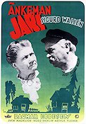 Änkeman Jarl 1945 poster Dagmar Ebbesen Arthur Fischer Sigurd Wallén Text: Vilhelm Moberg