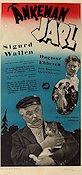 Änkeman Jarl 1945 poster Dagmar Ebbesen Sigurd Wallén