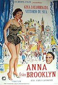 Anna från Brooklyn 1960 poster Gina Lollobrigida Vittorio De Sica