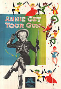 Annie Get Your Gun 1950 poster Betty Hutton Howard Keel George Sidney Musik: Irving Berlin Musikaler