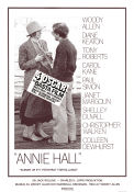 Annie Hall 1977 poster Diane Keaton Tony Roberts Woody Allen Romantik