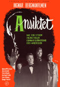 Ansiktet 1958 poster Max von Sydow Ingrid Thulin Gunnar Björnstrand Ingmar Bergman Affischkonstnär: Ranke Sandgren