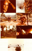 Apocalypse Now 1979 lobbykort Marlon Brando Robert Duvall Martin Sheen Laurence Fishburne Dennis Hopper Harrison Ford Francis Ford Coppola Krig