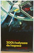 År 2001 1968 poster Keir Dullea Gary Lockwood William Sylvester Stanley Kubrick Text: Arthur C Clarke Kultfilmer Rymdskepp