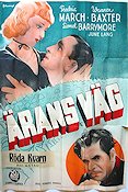 Ärans väg 1937 poster Fredric March Warner Baxter Howard Hawks Eric Rohman art