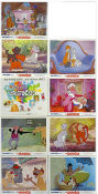 Aristocats 1970 lobbykort Phil Harris Wolfgang Reitherman Animerat Katter