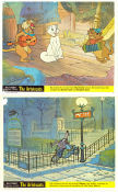 Aristocats 1970 lobbykort Phil Harris Wolfgang Reitherman Animerat Katter