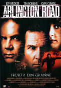 Arlington Road 1999 poster Jeff Bridges Tim Robbins Joan Cusack Mark Pellington