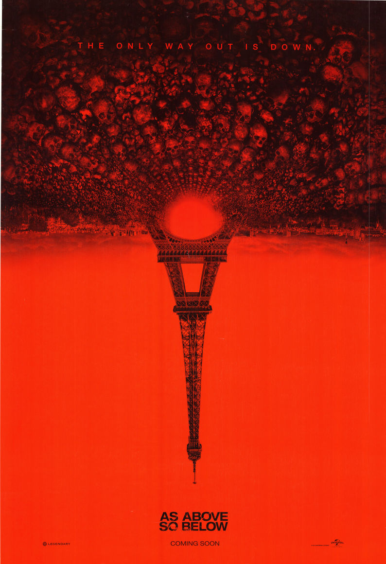 As Above So Below 2014 poster Perdita Weeks Ben Feldman Edwin Hodge John Erick Dowdle