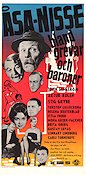 Åsa-Nisse bland grevar och baroner 1961 poster John Elfström Artur Rolén Stig Grybe Carli Tornehave Ragnar Frisk Hitta mer: Åsa-Nisse