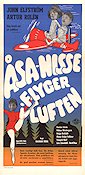 Åsa-Nisse flyger i luften 1956 poster John Elfström Artur Rolén Inga-Britt Hale Ragnar Frisk Hitta mer: Åsa-Nisse