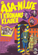 Åsa-Nisse i kronans kläder 1958 poster John Elfström Artur Rolén Brita Öberg Little Gerhard Bertil Boo Ragnar Frisk Hitta mer: Åsa-Nisse