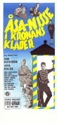 Åsa-Nisse i kronans kläder 1958 poster John Elfström Artur Rolén Brita Öberg Little Gerhard Bertil Boo Ragnar Frisk Hitta mer: Åsa-Nisse