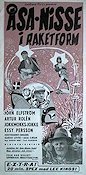 Åsa-Nisse i raketform 1966 poster John Elfström Artur Rolén Gustaf Lövås Brita Öberg Jokkmokks-Jocke Hootenanny Singers Ragnar Frisk Kultfilmer