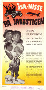 Åsa-Nisse på jaktstigen 1950 poster John Elfström Artur Rolén Helga Brofeldt Ragnar Frisk Hitta mer: Åsa-Nisse