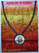 Ashram in Poona 1981 poster Wolfgang Dobrowolny Dokumentärer Asien