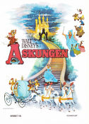 Askungen 1950 poster Ilene Woods Clyde Geronimi Animerat