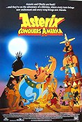 Asterix Conquers America 1995 poster Roger Carel Gerhard Hahn Hitta mer: Asterix Animerat Från serier
