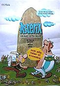 Asterix och hans tappra Galler 1967 poster Roger Carel Ray Goossens Hitta mer: Asterix Text: Goscinny-Uderzo Från serier Animerat