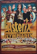 Asterix på olympiaden 2008 poster Gerard Depardieu Clovis Cornillac Frédéric Forestier Olympiader Från serier Svärd och sandal