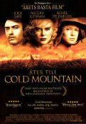 Åter till Cold Mountain 2003 poster Jude Law Nicole Kidman Renée Zellweger Anthony Minghella