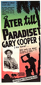 Åter till paradiset 1953 poster Gary Cooper Barry Jones Roberta Haynes Mark Robson