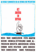 Att angöra en brygga 1965 poster Monica Zetterlund Tage Danielsson