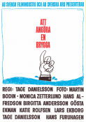 Att angöra en brygga 1965 poster Monica Zetterlund Gösta Ekman Birgitta Andersson Hans Alfredson Katie Rolfsen Lars Ekborg Hans Furuhagen Tage Danielsson Filmbolag: AB Svenska Ord Skepp och båtar