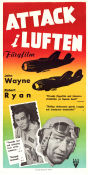 Attack i luften 1951 poster John Wayne Nicholas Ray