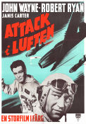 Attack i luften 1951 poster John Wayne Robert Ryan Don Taylor Nicholas Ray Flyg