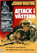 Attack i västern 1951 poster John Wayne Oliver Hardy