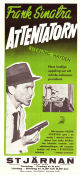 Attentatorn 1954 poster Frank Sinatra Sterling Hayden James Gleason Lewis Allen Film Noir Vapen