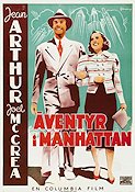 Äventyr i Manhattan 1936 poster Jean Arthur Joel McCrea