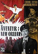 Äventyr i New Orleans 1951 poster Errol Flynn Micheline Presle