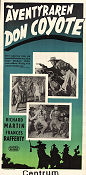 Äventyraren Don Coyote 1947 poster Frances Rafferty Richard Martin Reginald Le Borg