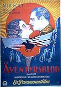 Äventyrsblod 1929 poster Jack Holt Nora Lane
