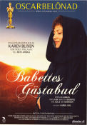 Babettes gästabud 1987 poster Stéphane Audran Bodil Kjer Birgitte Federspiel Bibi Andersson Gabriel Axel Text: Karen Blixen Danmark