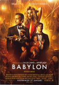 Babylon 2022 poster Brad Pitt Margot Robbie JC Currais Damien Chazelle