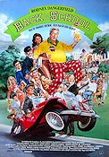 Back to School 1986 poster Rodney Dangerfield Skola Bilar och racing