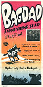 Bagdad 1949 poster Maureen O´Hara Paul Hubschmid Vincent Price Charles Lamont Äventyr matinée